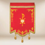 embroidered banner Christ the King