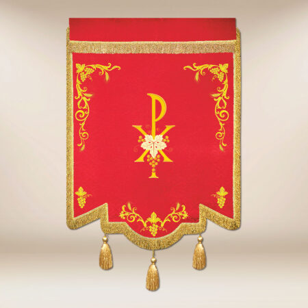Chorągiew haftowana – Chrystus Król