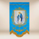 Mini Banner Featuring Our Lady of the Rosary