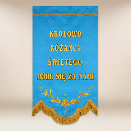 Mini banner featuring Our Lady of the Rosary
