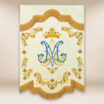 Chorągiew dwustronna „Niepokalane Serce Maryi”