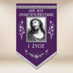 Chorągiew żałobna “Jezus Cierpiący”