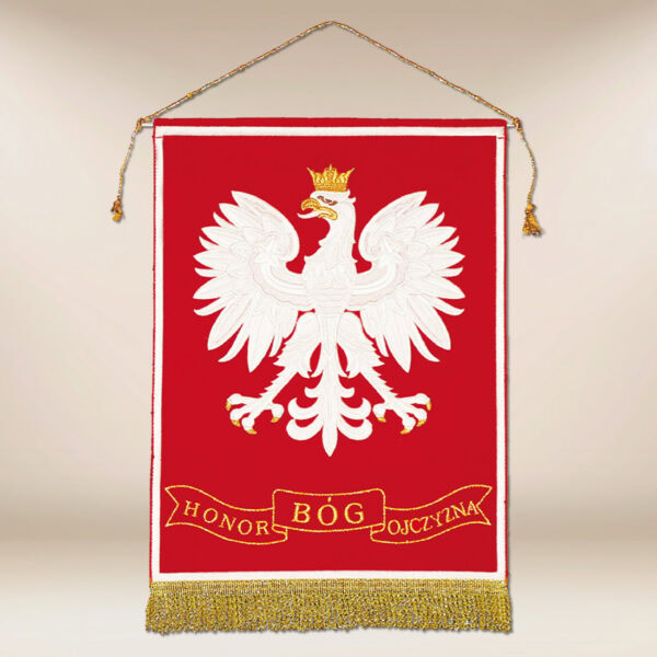 Pennant with the Polish coat of arms
