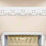 Embroidered liturgical altar cloth