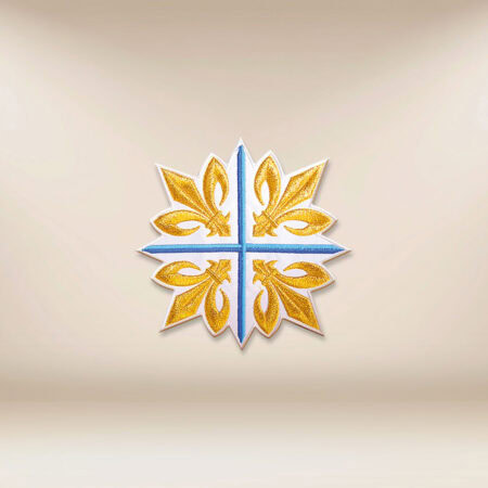 Embroidered appliqué "4 Lilies"