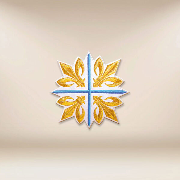 Embroidered appliqué "4 Lilies"