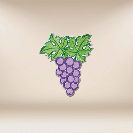 Embroidered appliqué "Grape"