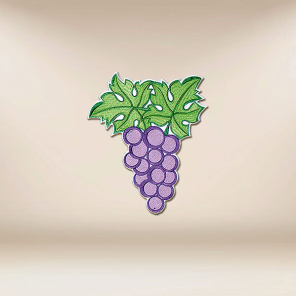 Embroidered appliqué "Grape"