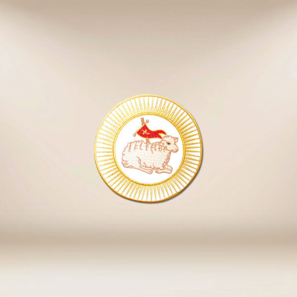 Embroidered appliqué "Lamb"