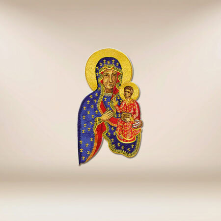 Embroidered application "Our Lady of Częstochowa"