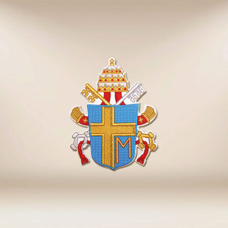 Embroidered appliqué "Papal Coat of Arms"