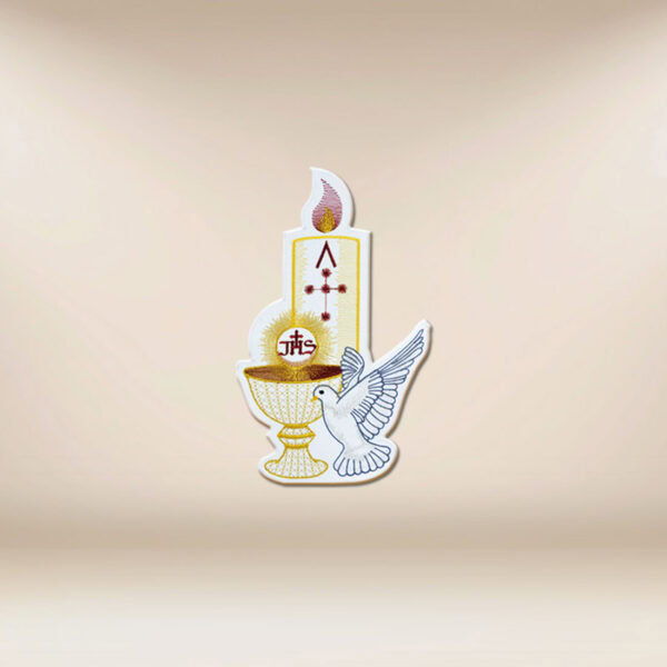 embroidered application Holy Spirit