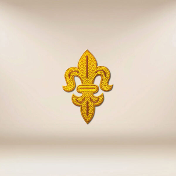 Embroidered Appliqué "Lily" Gold
