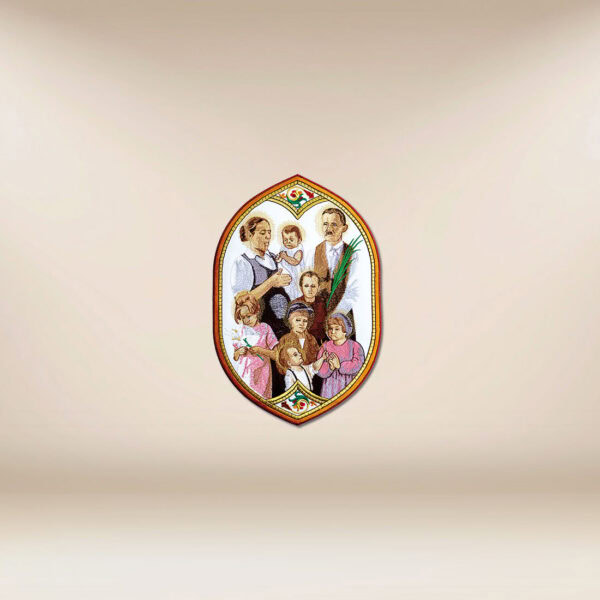 Embroidered appliqué "The Ulm Family"