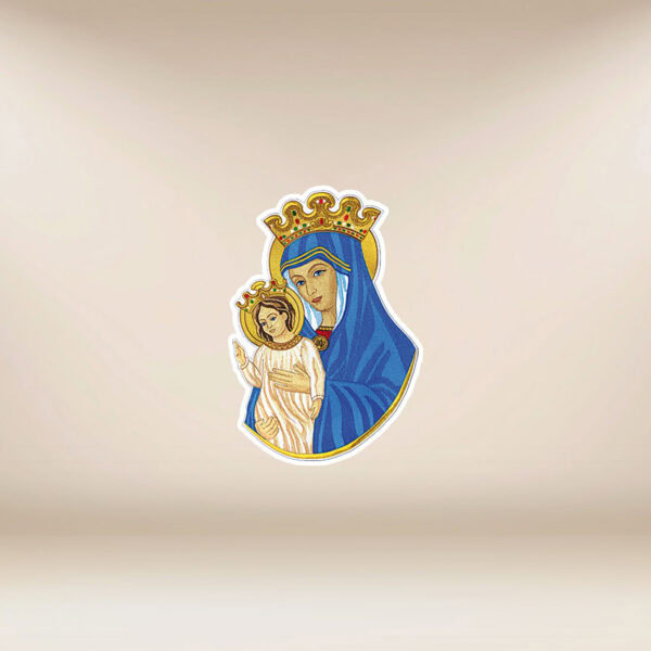 Embroidered appliqué "Mother of Churches"