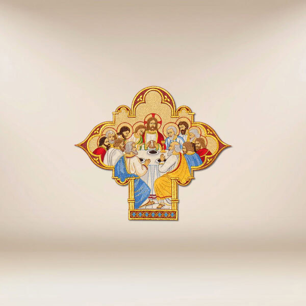 Embroidered appliqué "The Last Supper"