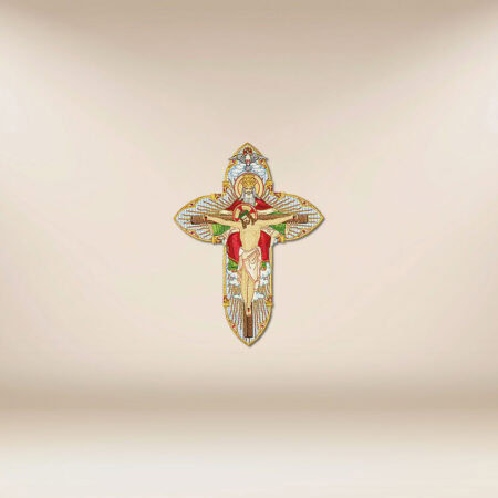 Embroidered appliqué "Holy Trinity"