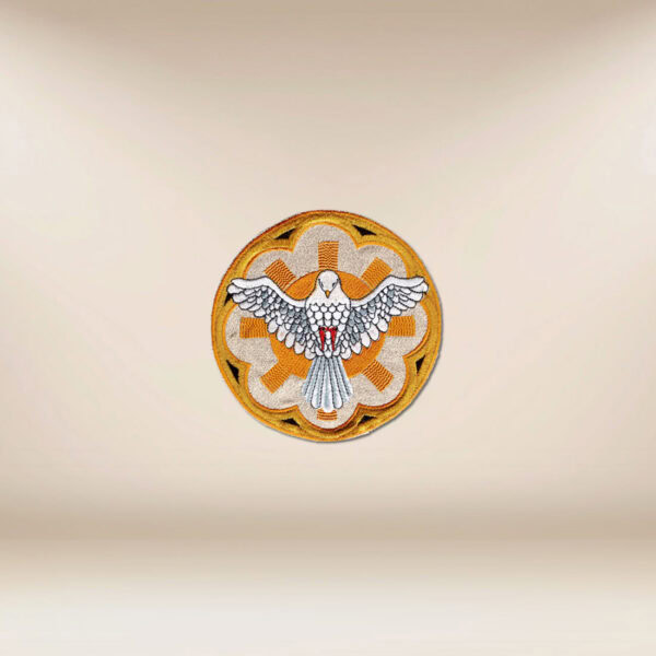 Embroidered appliqué "Holy Spirit"