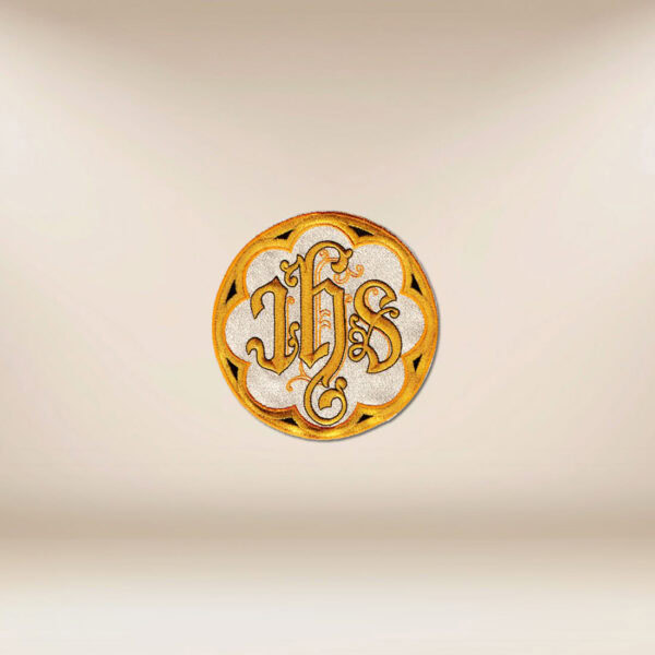 Embroidered appliqué "Ihs"