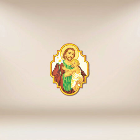 Embroidered appliqué "St. Joseph"