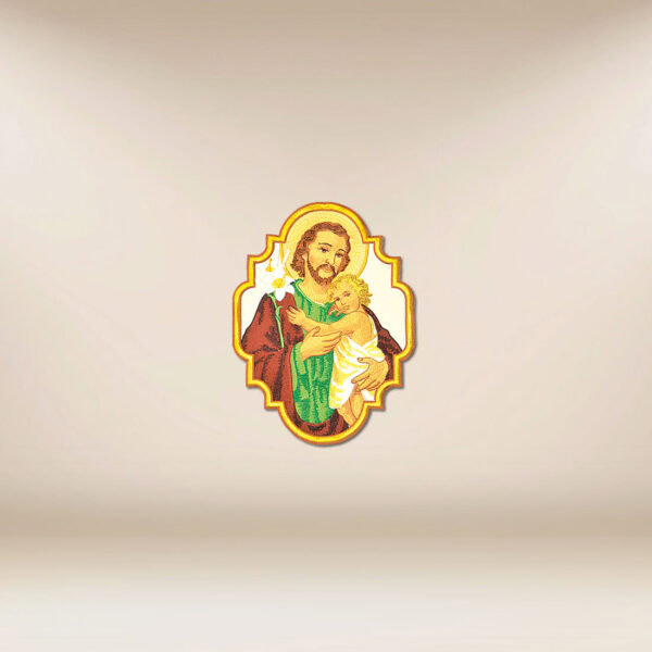 Embroidered appliqué "St. Joseph"