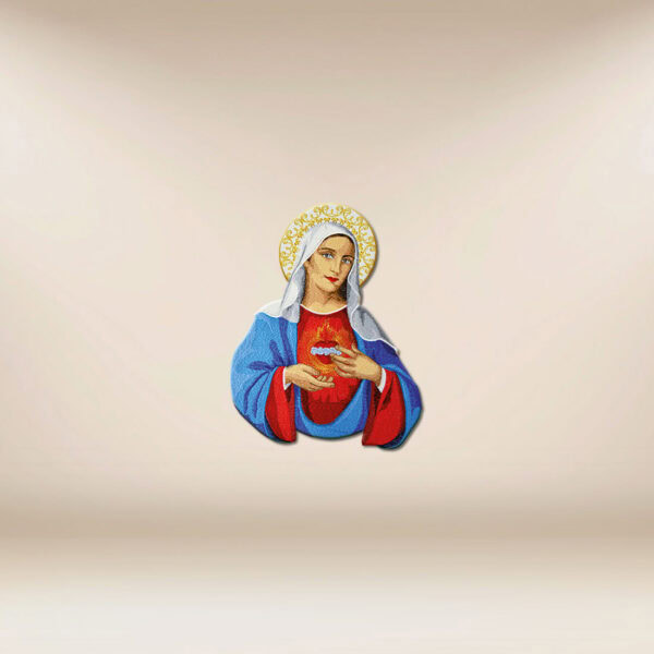 Embroidered appliqué "Our Lady"