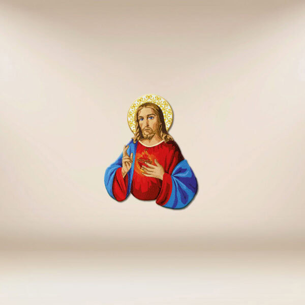 Embroidered appliqué "Jesus"