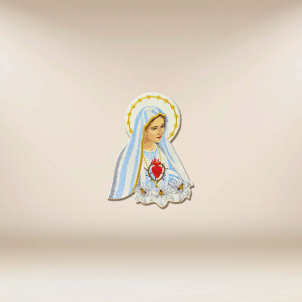 Embroidered appliqué "Our Lady"