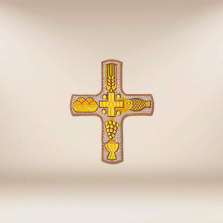 Embroidered appliqué "Cross"