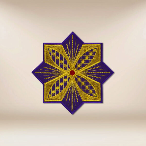 Embroidered appliqué "Cross"