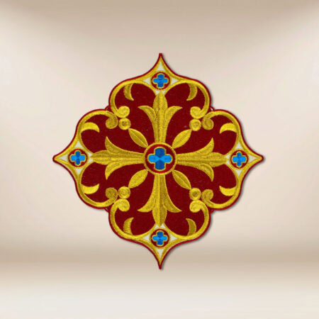 Embroidered appliqué "Cross"