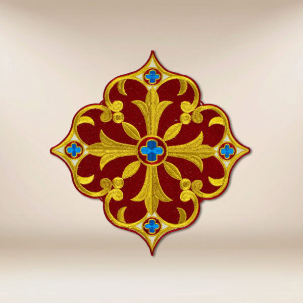 Embroidered appliqué "Cross"