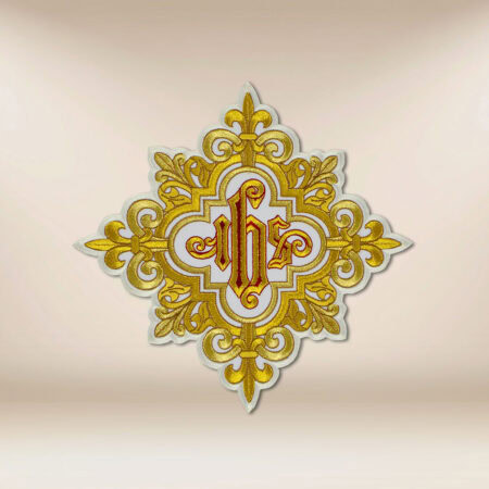 Embroidered appliqué "Ihs"