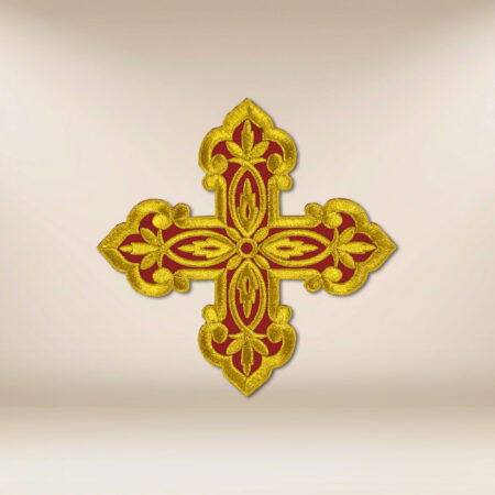 embroidered application Cross