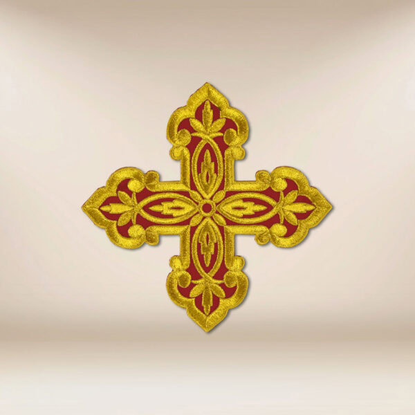 embroidered application Cross