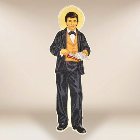 Embroidered application Saint Dominic Savio