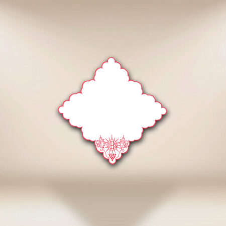 Embroidered Napkin “Cristiano” Red 32×32