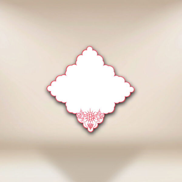 Embroidered Napkin “Cristiano” Red 32×32