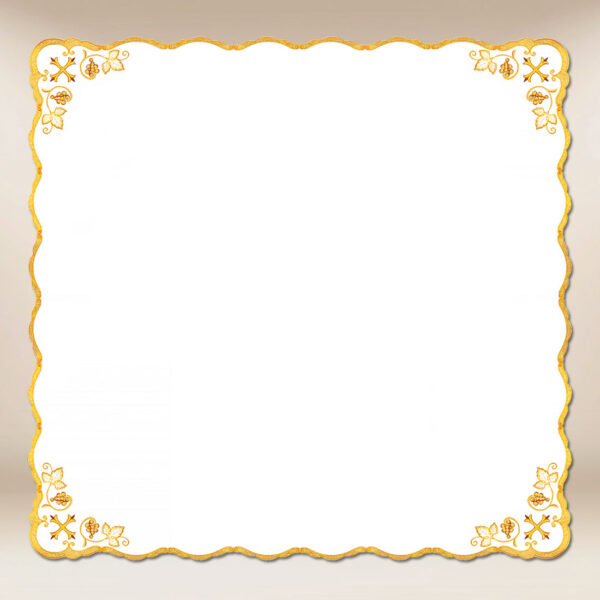 Serwetka haftowana “Złota Seria – Krzyżyki” 110×110