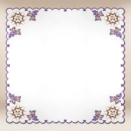 Embroidered Lenten napkin 110x110