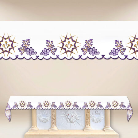 Lenten embroidered altar cloth