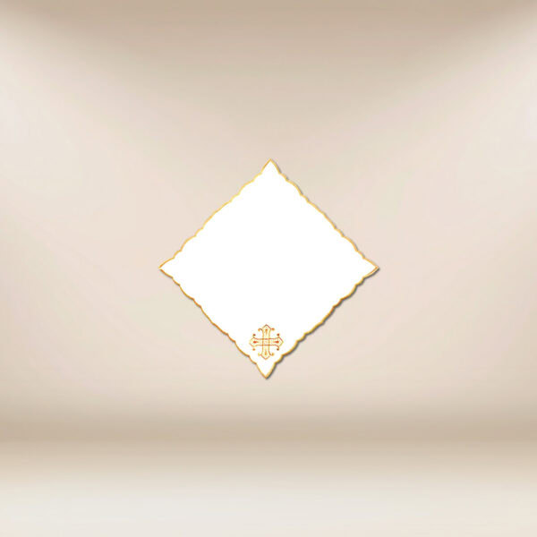 Embroidered Napkin "Calvario" Gold 32×32