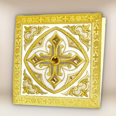 Embroidered Burse "Brillante-Bianco"