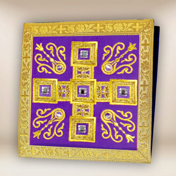 Embroidered Burse "Brillante-Viola"