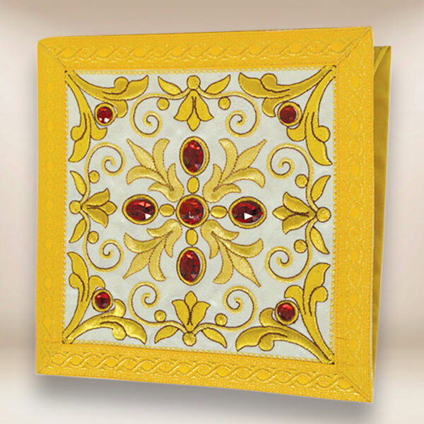 Embroidered Burse "Massimo-Bianco"