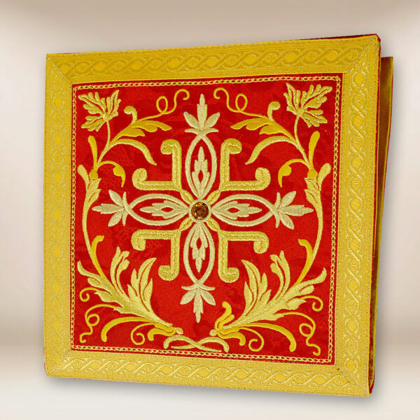 Embroidered Burse "Massimo-Rosso"