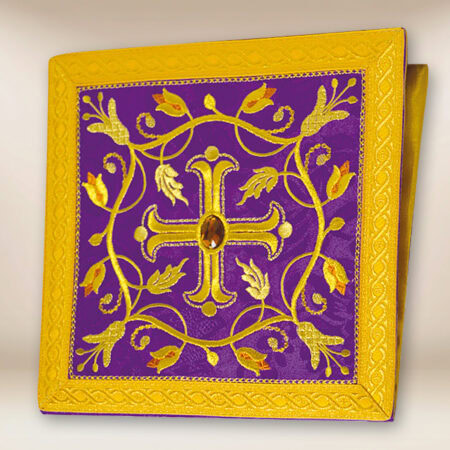 Embroidered Burse "Massimo-Viola"