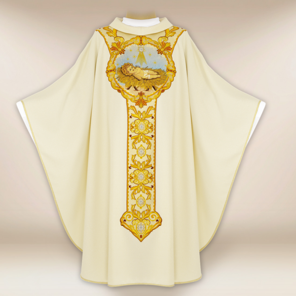 “Feliz Navidad” Embroidered Chasuble