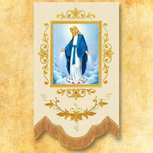 Mini Banner Embroidered - Immaculate Mother
