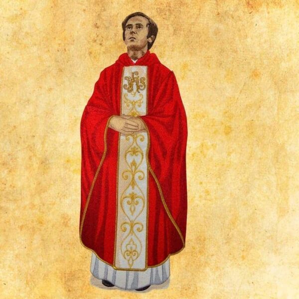 Embroidered appliqué "Popiełuszko"